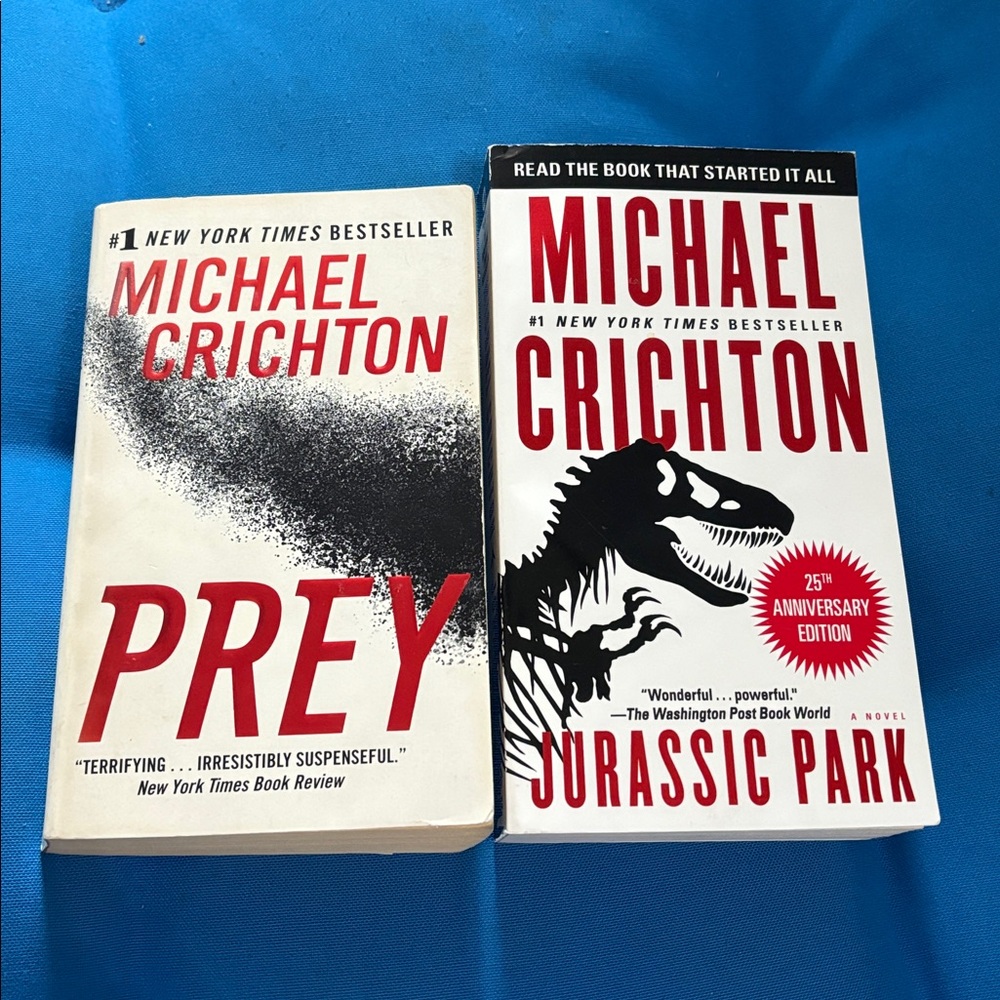 Jurassic Park By Michael Crichton Soft Cover Read TheBookThatStartedItAll NWOTS